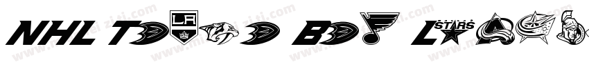 NHL Tampa Bay Lightn字体转换